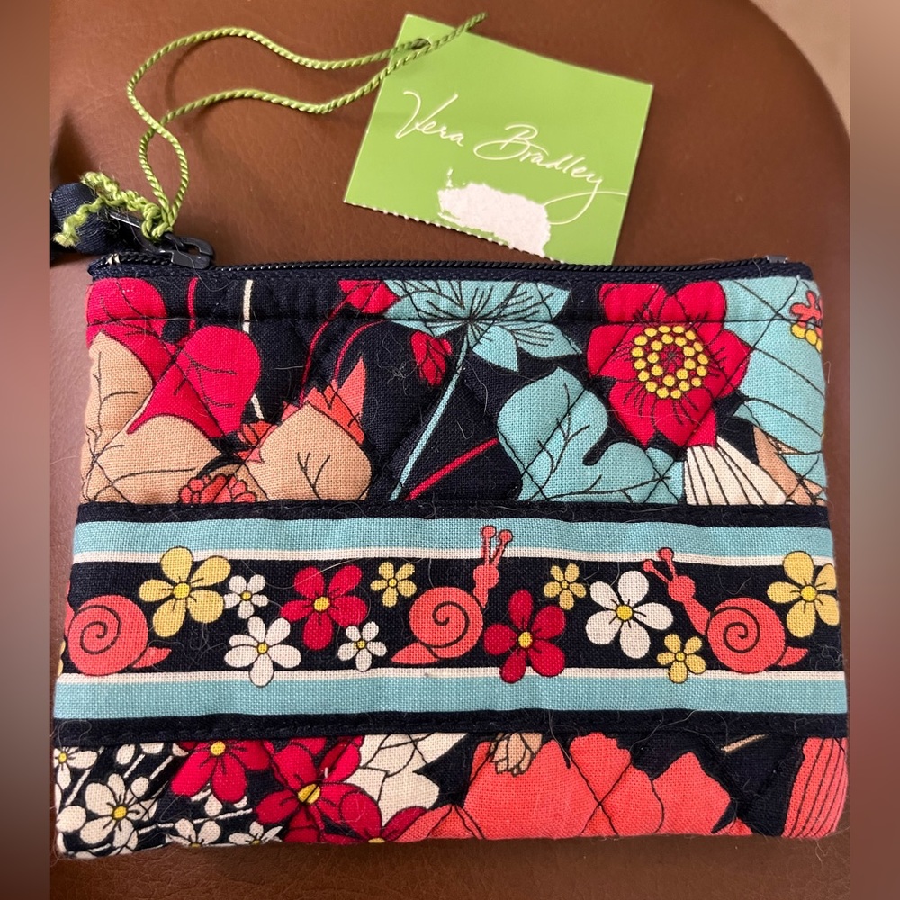Vera Bradley Coin Purse Happy Snails